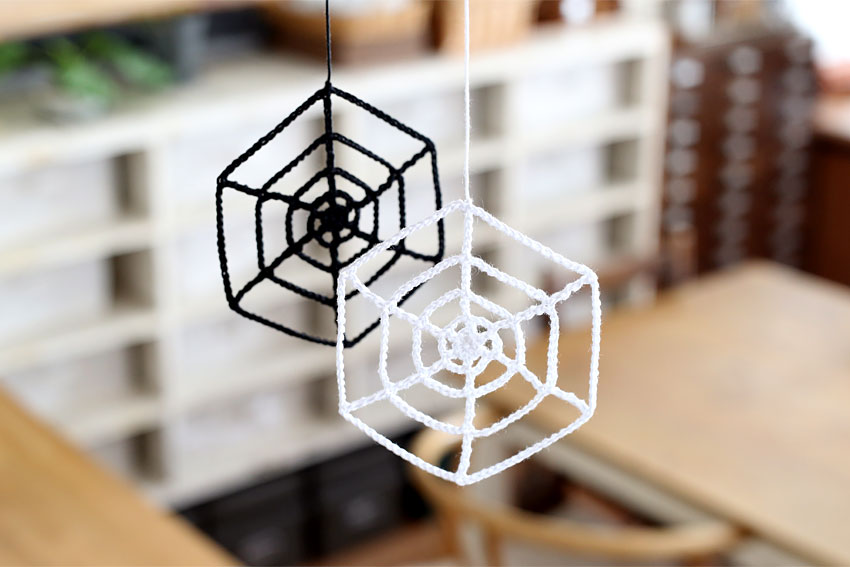 かぎ針編み クモの巣 ハロウィン ハロウィーン