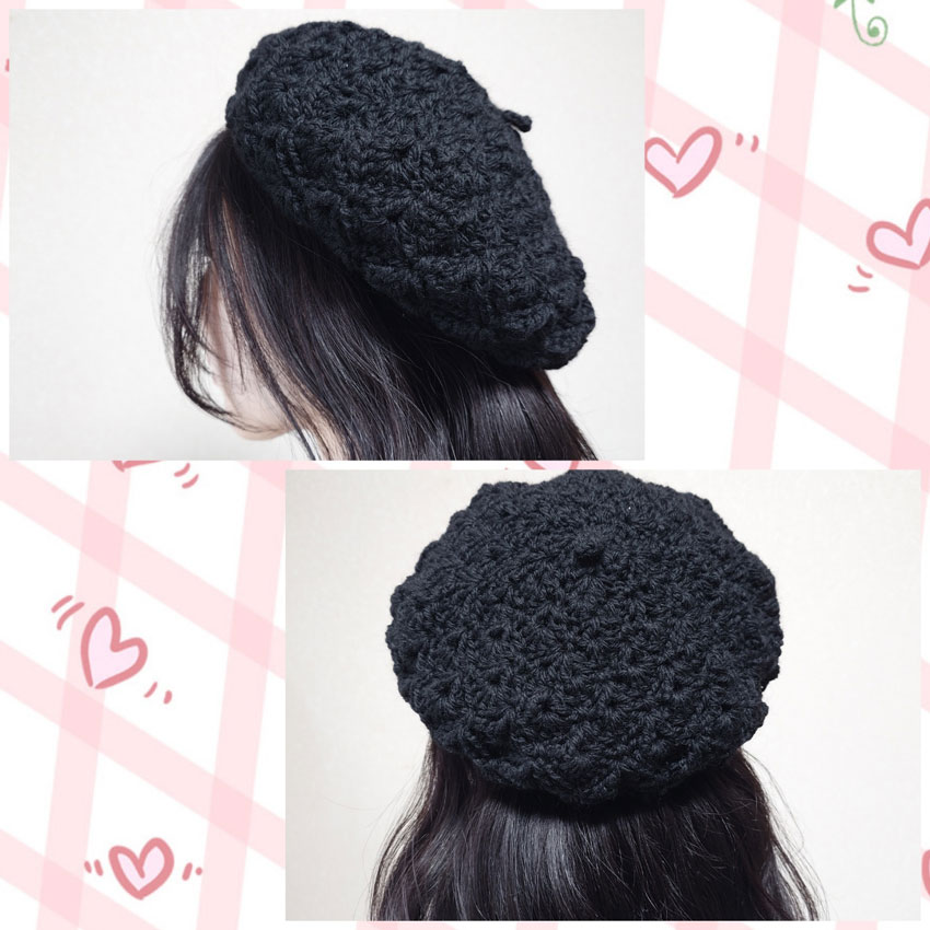 salaさんの「レッツ・ベレー!」かぎ針編み作品